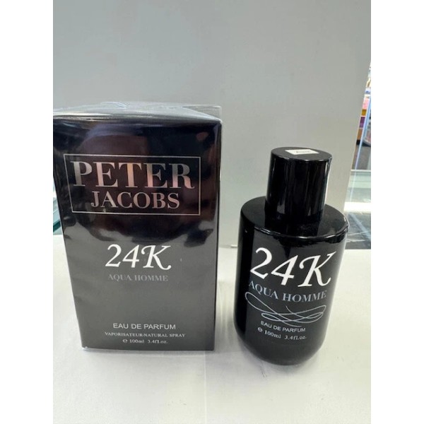 PETER JACOBS 24k AQUA HOMME EDP 100 ML / 3.4