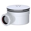 SPARES2GO Shower Trap for 90mm Tray Plug Hole 1.5" Luxury