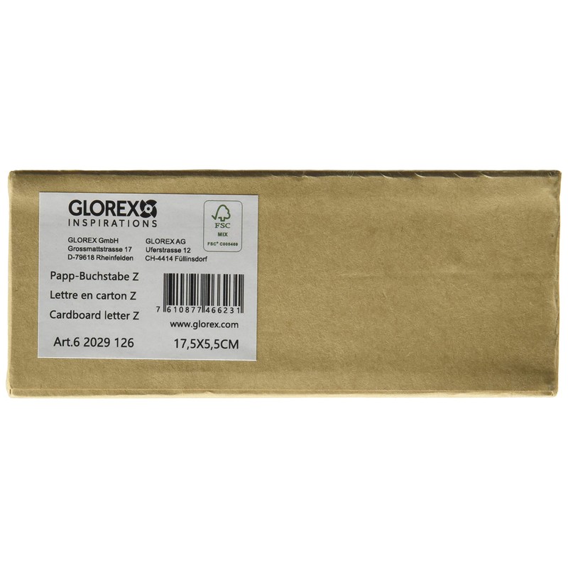 Glorex Cardboard Letter, Number and Characters