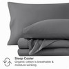 Bare Home 100% Organic Cotton King Sheet Set - Smooth