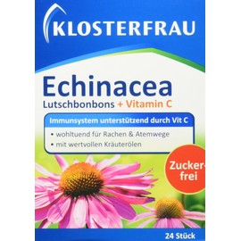 Klosterfrau Echinacea Lozenges + Vitamin C (Pack of 24)