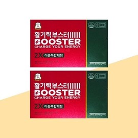 [정관장] 정관장 활기력 부스터 14병 x 2박스(액상 20ml + 정제 400mg) [Jeonggwanjang] Jeonggwanjang Vitality Booster 14 Bottles x 2 Boxes (Liquid 20ml + Tablets 400mg)