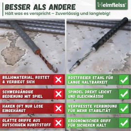 Heimfleiss Wire Driller with Automatic Return (Red)