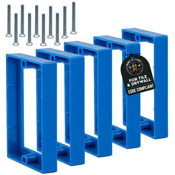 Mint Bucket Brands 1/2" Single Gang Receptacle Box Extenders, UL