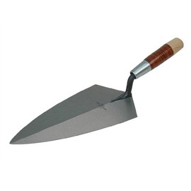 Marshalltown M1911L 19L 11in Philadelphia Pattern Brick Trowel Leather Handle