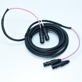 Arklove 5ft Snake Cables Audio Patch XLR to XLR Cable 2 Channel Connector Digital Splitter Microphones Stage & Studio Recording Equipment Profesional Live Cable