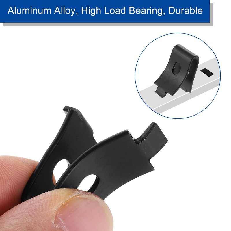 sourcing map 40 Pcs Shelf Bracket Clips, Cabinet Shelf Clips