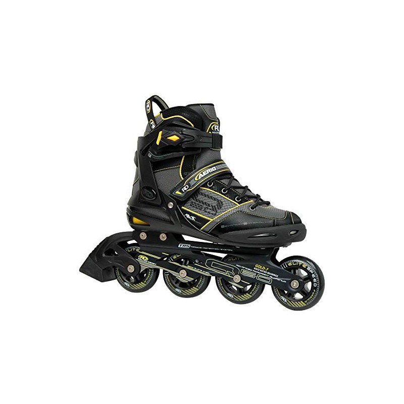 Roller Derby Aerio Q-60 Men's Inline Skates - Black/Yellow -