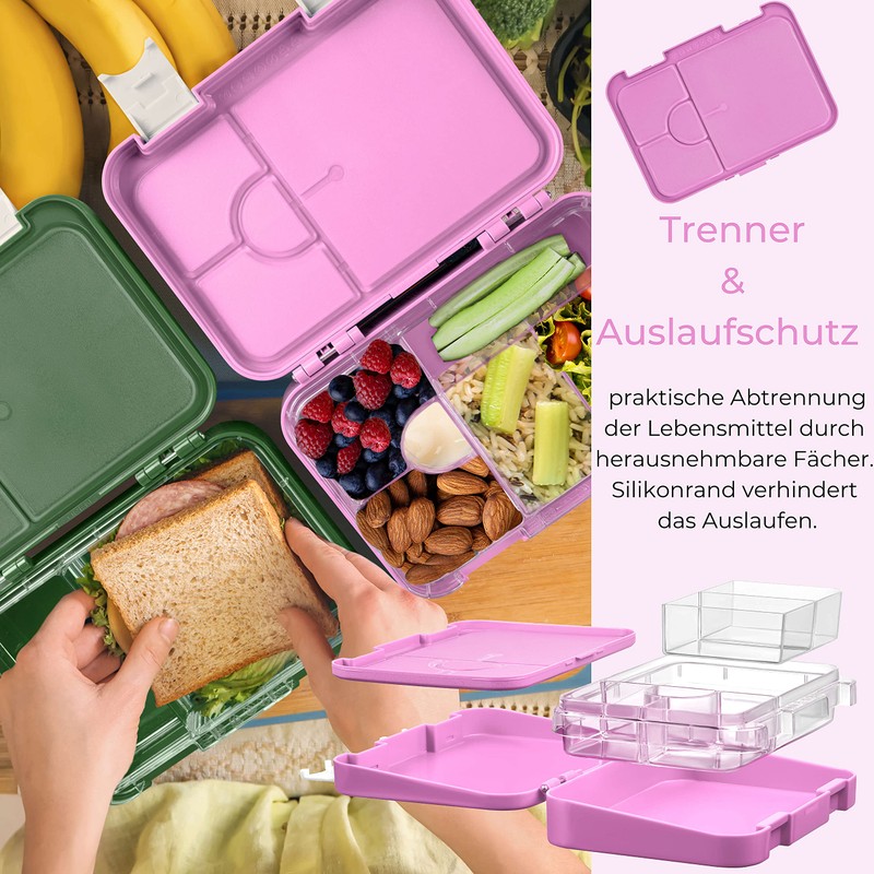 My Vesperbox Bento Box Children's Lunch Box with 4 +