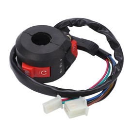 7wires 22mm Left Side Handlebar Kill Start Light Switch Choke Lever for PIT PRO Trail Dirt Quad Bike ATV