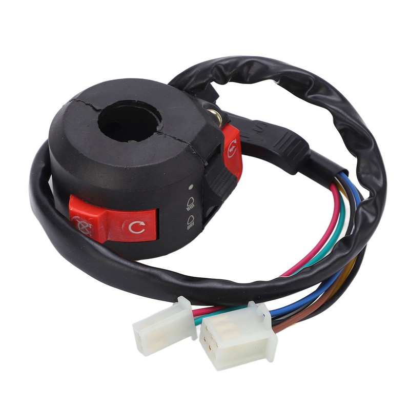 7wires 22mm Left Side Handlebar Kill Start Light Switch Choke