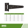 Amig - Hinge 550-150 Black Epoxy Resin