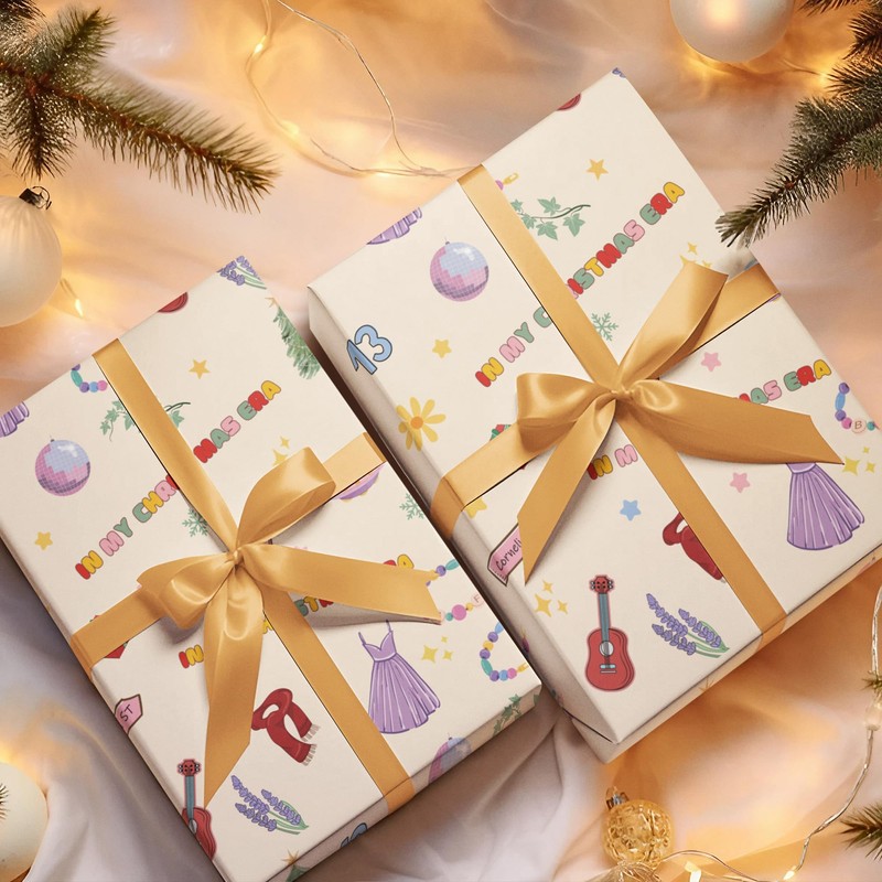 Bzelkry gift wrapping paper christmas