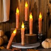 Baquler 6 Pcs Fall Flameless Candles Real Wax Hand Dipped