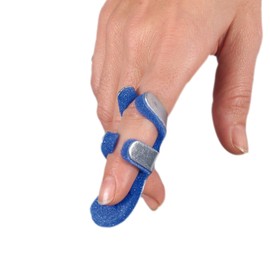 Frog Finger Immobilizer – Recommended for Finger fractures, Trauma or Injury to The Finger. Available in 3 Sizes – Small to Large (Large - Wide - 7.6 cm)