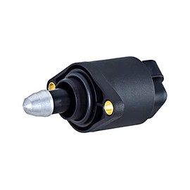 HELLA 6NW 358 192-131 Idle Control Valve, Air Supply - 12 V - 4-Pin - Screwed - Electric - with Gaskets