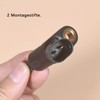 LoreenCar 1J0927807B ABS Sensor Wheel Speed Sensor Rear Left and