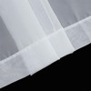 ESLIR Roman Blind, Kitchen Roman Curtain with Drawstring, White Voile