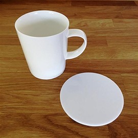 Round Coaster Set - White - Set of 4
