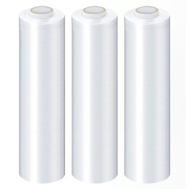 Shield Wrap Pallet Stretch Wrap, 4 Pack Plastic Moving Wrap 17 Inch x 1476 Ft, 75 Ga Clear Packing wrap for Moving, Furniture Wrapping for Moving