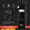 YESWELDER 23.6 Inches 932℉,Leather Forge MIG Welding Gloves, with Kevlar