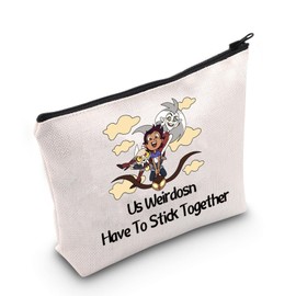 Owl Character Gift Us Weirdos Have to Stick Together Cosmetic Bag Hexside Magic Fan Gift (Stick Together CA Bag)