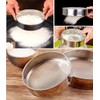 AMPSEVEN Flour Sifter for Baking - Stainless Steel 40 Mesh
