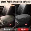 nuoozy Center Console Cover Compatible with Ford Explorer 2011-2019 Leather