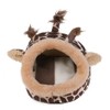 Winterworm Soft Plush Pet Cave Pet Bed with Removable Pad