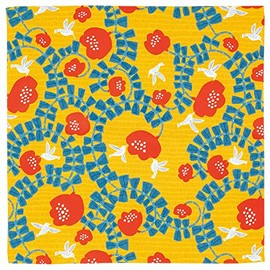 Musumi 20014-102 Furoshiki Furoshiki Approx. 17.7 inches (45 cm) kata kata hummingbird, Kiro, Made in Japan