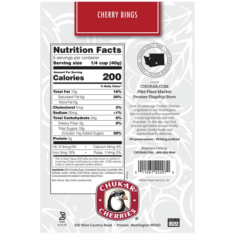 Milk Chocolate Cherry Bings - 1 Bag