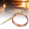 Gas Stove Thermocouple Kit, Temperature Sensing Probe with 5 Nut