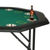 TRY & DO 48" Octagon Poker Table Texas Blackjack Table