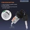 Ignition Switch Lock Cylinder&Two Door Lock Cylinder Set With 2