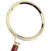 60mm Handheld Magnifier, Wooden Handle 15x Magnifying Glass for Home