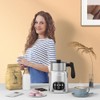 AMZCHEF 8-IN-1 Milk Frother and Steamer 600W w/Smart Touch Control,