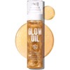 Body Glow Oil, Broad Spectrum SPF 50, Glitter Shimmer Sunscreen
