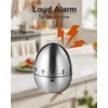 INTRESTIN Kitchen Timer for Cooking, 60 Minutes Mechanical Timer, Stainless
