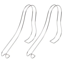 Holibanna 2pcs Shoe Display Stand Shoe Supports Shaper Forms Inserts for Shoe Store Retail Shop Home, Silver, 20x15cm