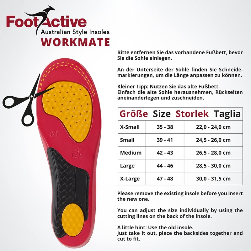 FootActive WORKMATE - Ideal für Alltag und Beruf - Schützt