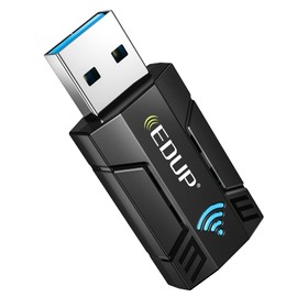 EDUP USB WLAN Stick, 1300Mbit/s Dualband (867Mbit/s (5GHz), 400Mbit/s (2,4GHz), 802.11 AC, USB 3.0 WiFi Adapter, Eingebaute Antenne, unterstützt Windows XP/ 7/ 8.1/ 10, Linux, Mac