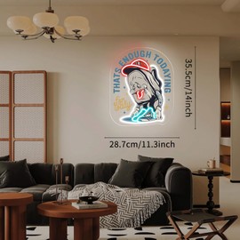 Neonawall Funny Neon Sign,Dorm Decorations,Neon Signs for Wall Decor,Bar Signs for Home Bar,Cool Wall Art,Led Signs for Wall,Wall Decorations for Bedroom,Wall Lights Decor.