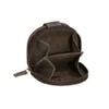 Ladies Wallet with outside zip LEAS, Genuine Leather, brown -