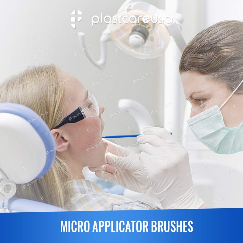 400 Pink Fine Tip Disposable Micro Applicator Dental Bendable Brushes,