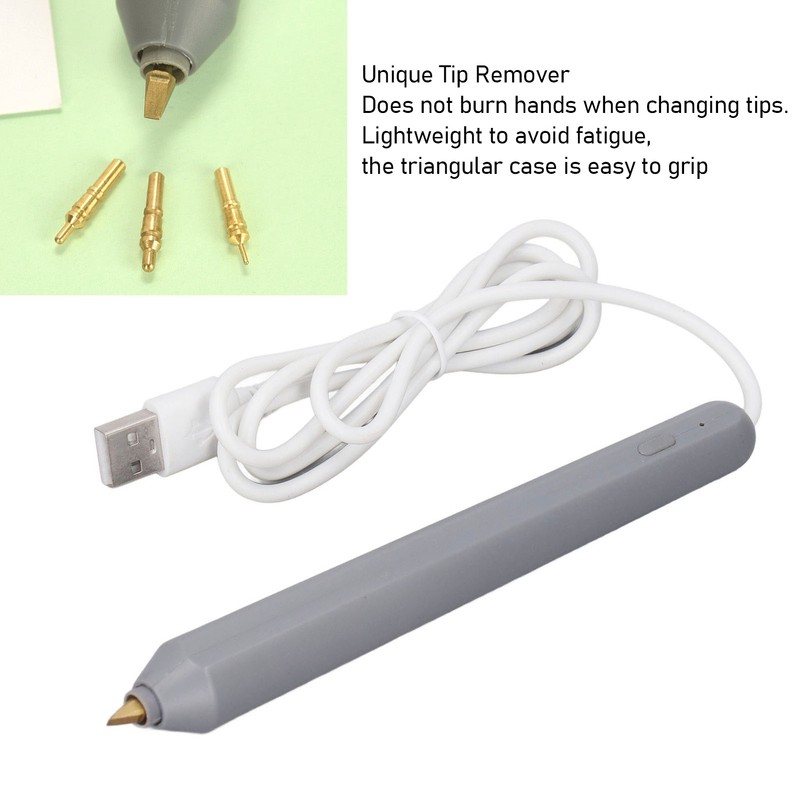 Hot Stamping Pen USB Handheld Lightweight Hot Foil Embossing Stamping