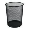 Waste Bin Q-CONNECT Metal 19l Black/Office Equipment/Type-Mesh/Material-Metal/Colour-Black/Size-19l / Dimensions (mm)-295/240x340
