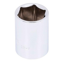 JET 672116-1/2-Inch Drive, 1/2", Regular, 6 Point, SAE Chrome Socket