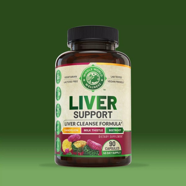 WHOLE WORLD WELLNESS Liver Cleanse Detox & Repair Formula with