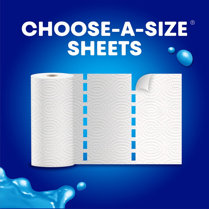 SpongeTowels UltraPRO Ultra Strong & Absorbent Paper Towel, Choose-A-Size Sheets,