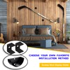 6 Pcs Hockey Stick Wall Mount Hockey Stick Display Holder